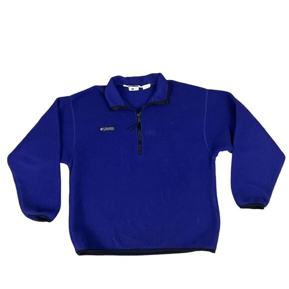 Vintage Columbia Thin Fleece Half Zip Pullover - Picture 1 of 7
